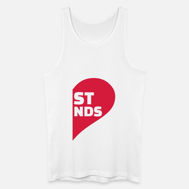Freunde - Männer Bio Tank Top - Weiß