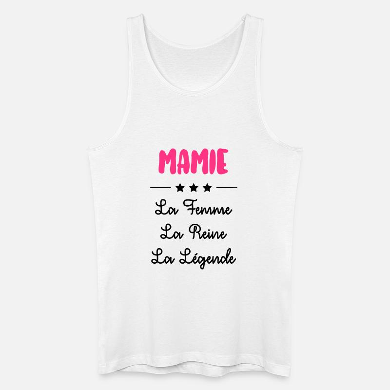 Großmütter / Oma / Mami / Großmutter / Mamy - Männer Bio Tank Top - Weiß