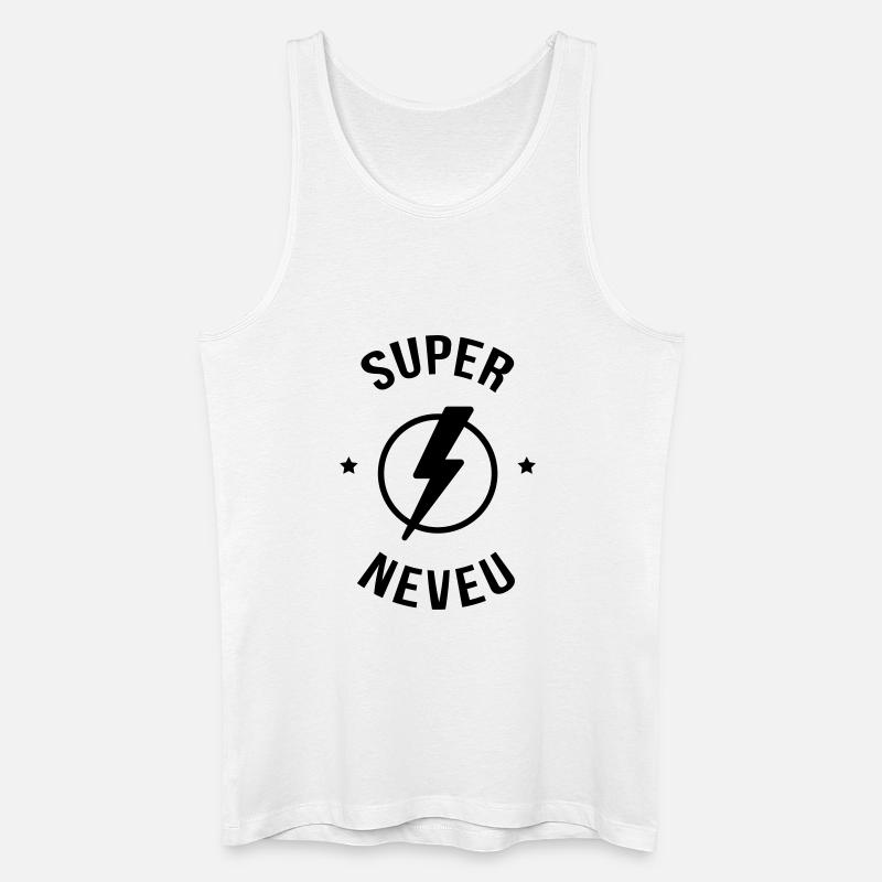 Nichte / Neffe / Onkel / Tante - Männer Bio Tank Top - Weiß