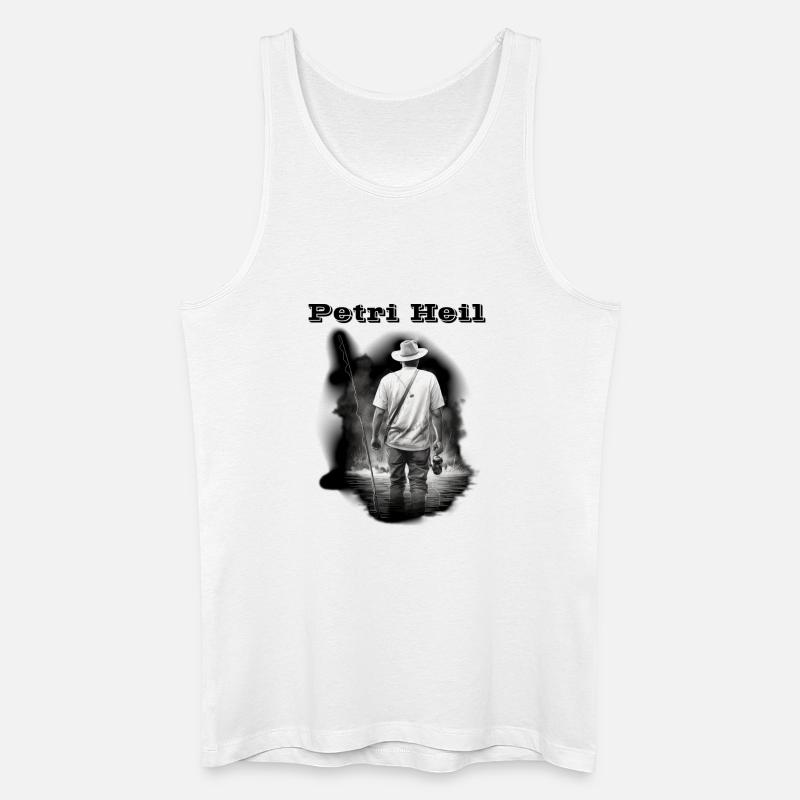 Petri Heil - Männer Bio Tank Top - Weiß