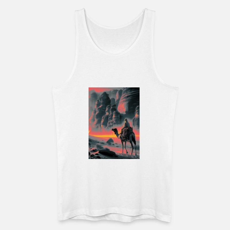 Wadi Rum Wüste - Männer Bio Tank Top - Weiß
