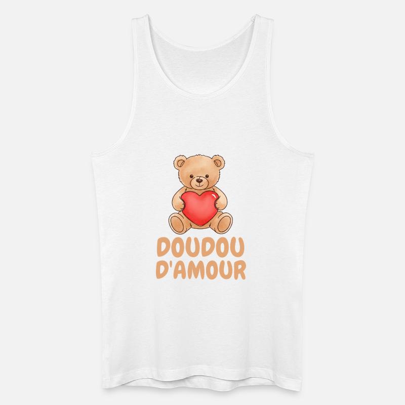 Liebesdecken-Humor süßes Geschenk - Männer Bio Tank Top - Weiß