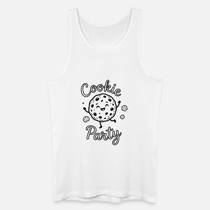 Cookies - Männer Bio Tank Top - Weiß