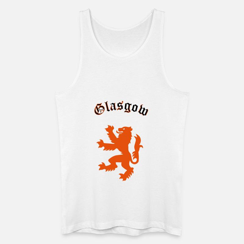 Glasgow - Männer Bio Tank Top - Weiß