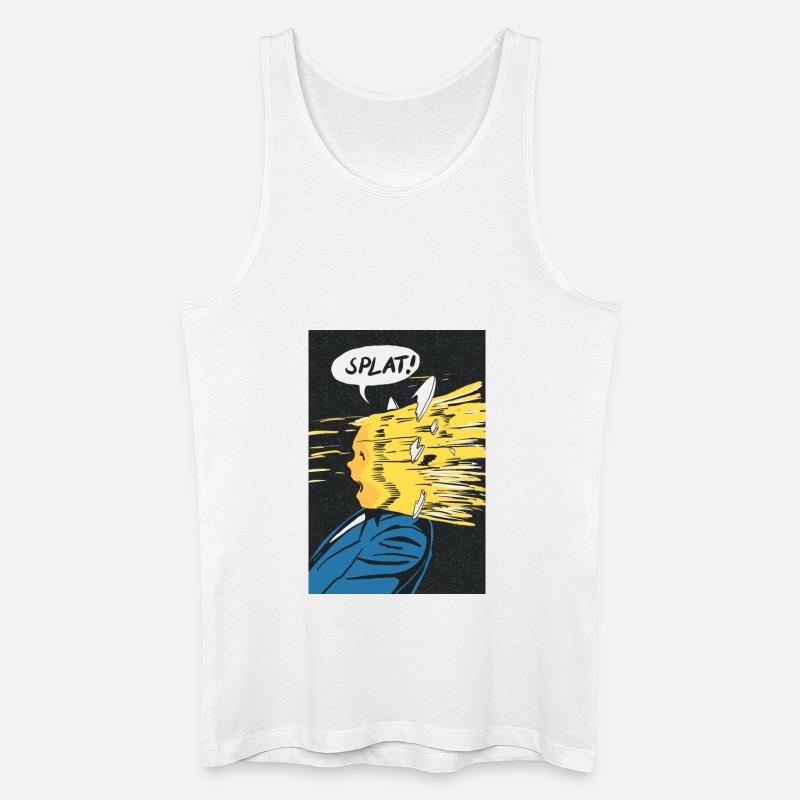 Splat! - Männer Bio Tank Top - Weiß