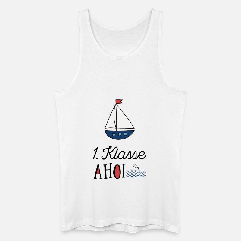 Erstklässler ahoi - Männer Bio Tank Top - Weiß