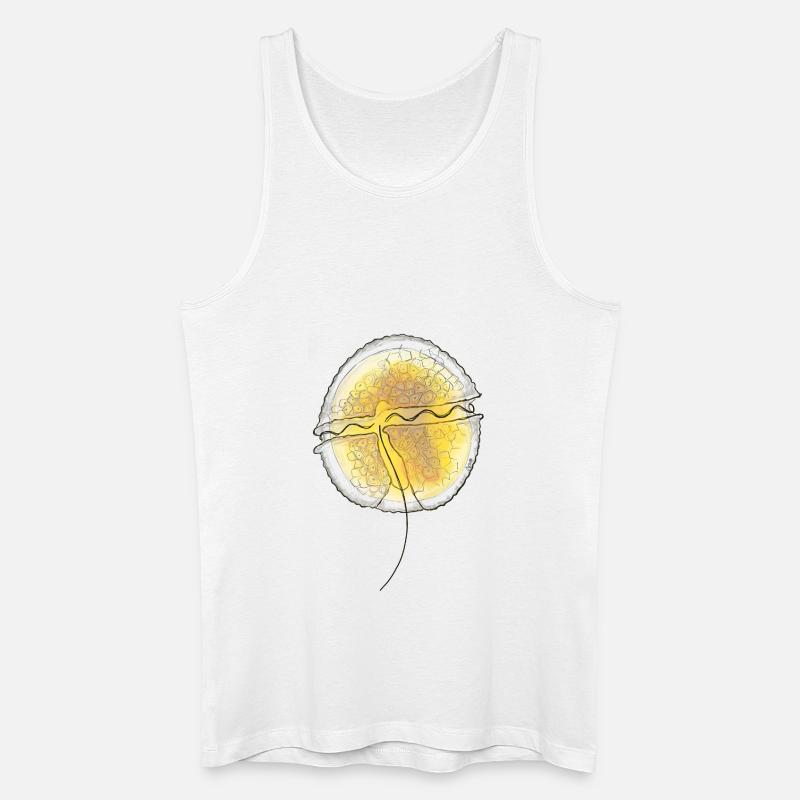 Protoceratium reticulatum - Männer Bio Tank Top - Weiß