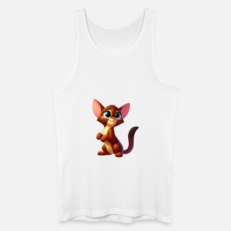 Abessinisch - Männer Bio Tank Top - Weiß