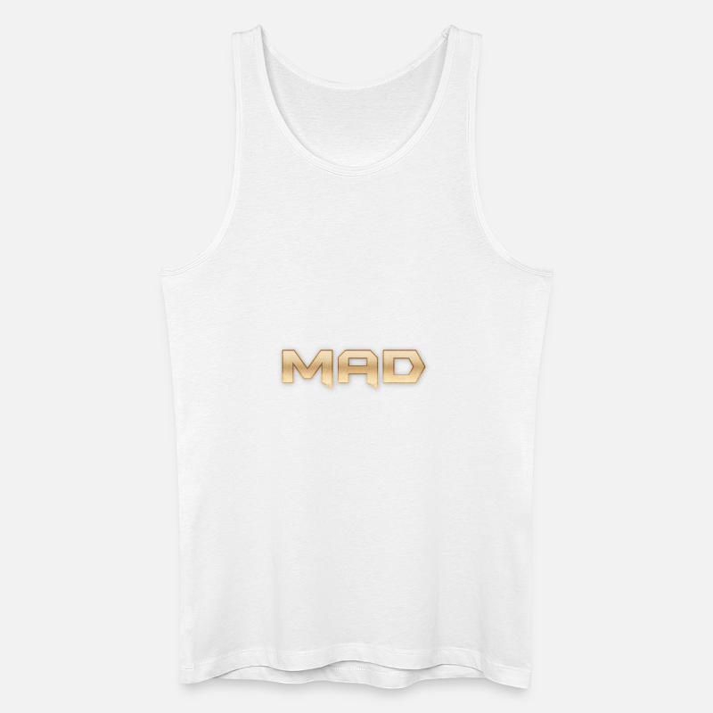 Mad - Männer Bio Tank Top - Weiß