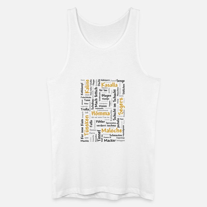 Ruhrpott - Männer Bio Tank Top - Weiß