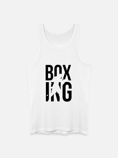 boxe - Débardeur bio Homme - blanc