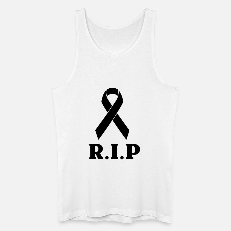 Ruhe in Frieden - Männer Bio Tank Top - Weiß