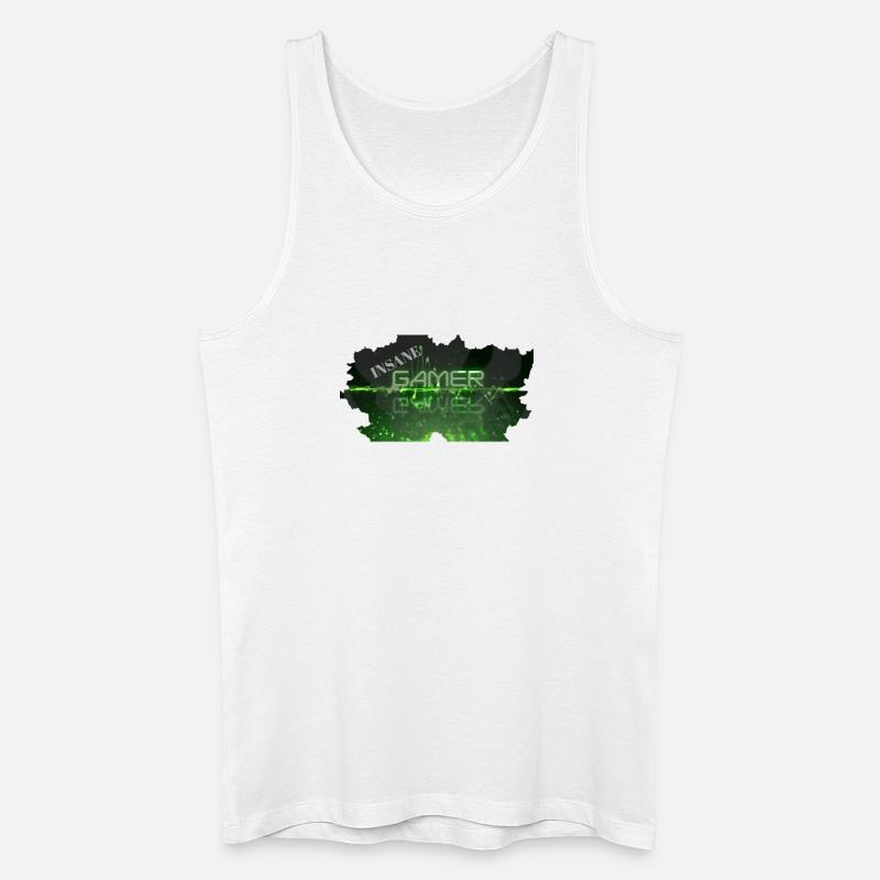 Insane - Männer Bio Tank Top - Weiß
