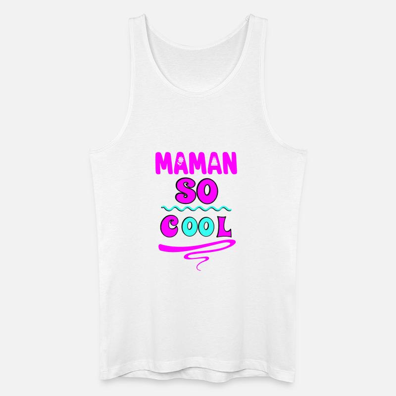 Coole Mama - Männer Bio Tank Top - Weiß