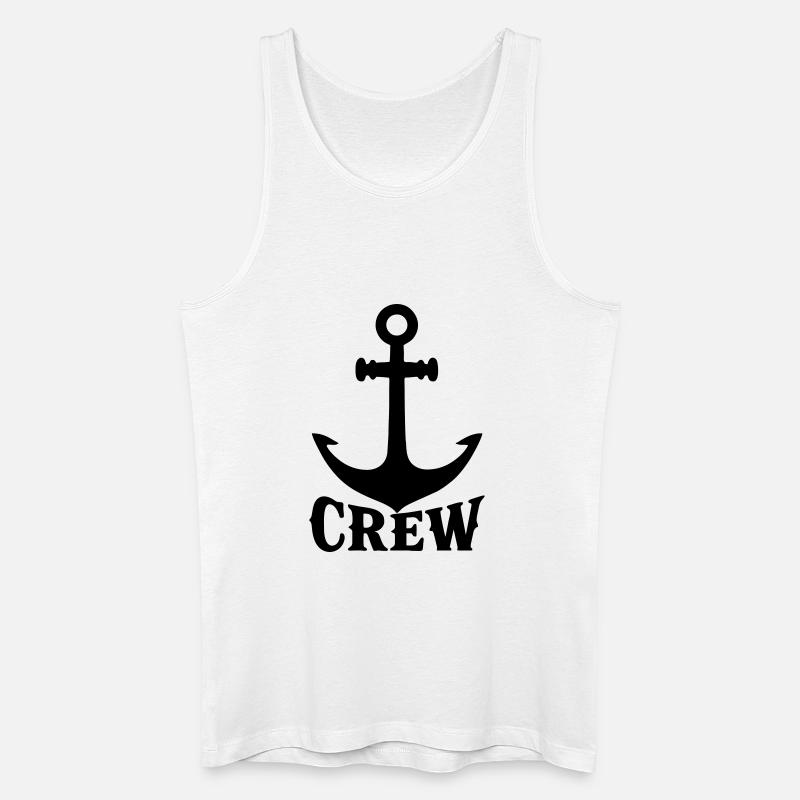 Schiffscrew - Männer Bio Tank Top - Weiß