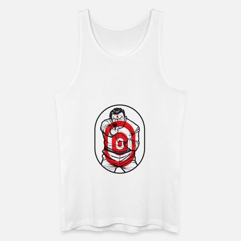 Ziel - Männer Bio Tank Top - Weiß
