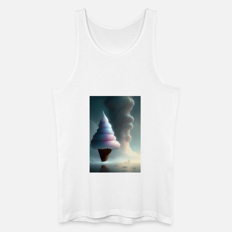 Eiscreme - Männer Bio Tank Top - Weiß