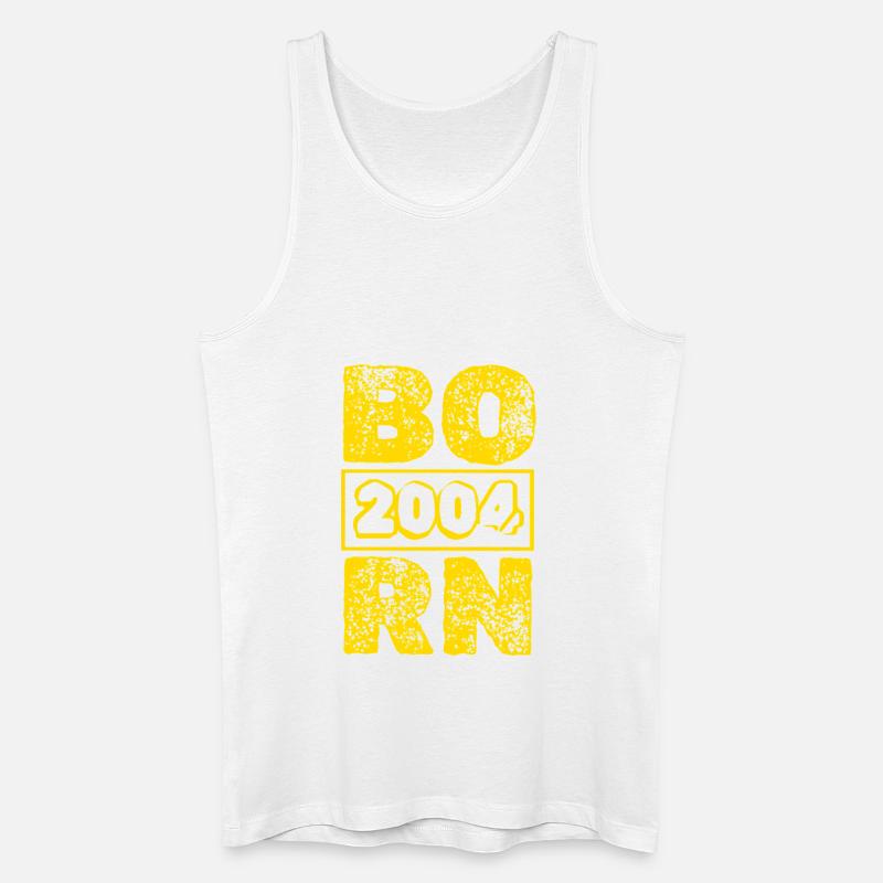 2004 2004 - Männer Bio Tank Top - Weiß