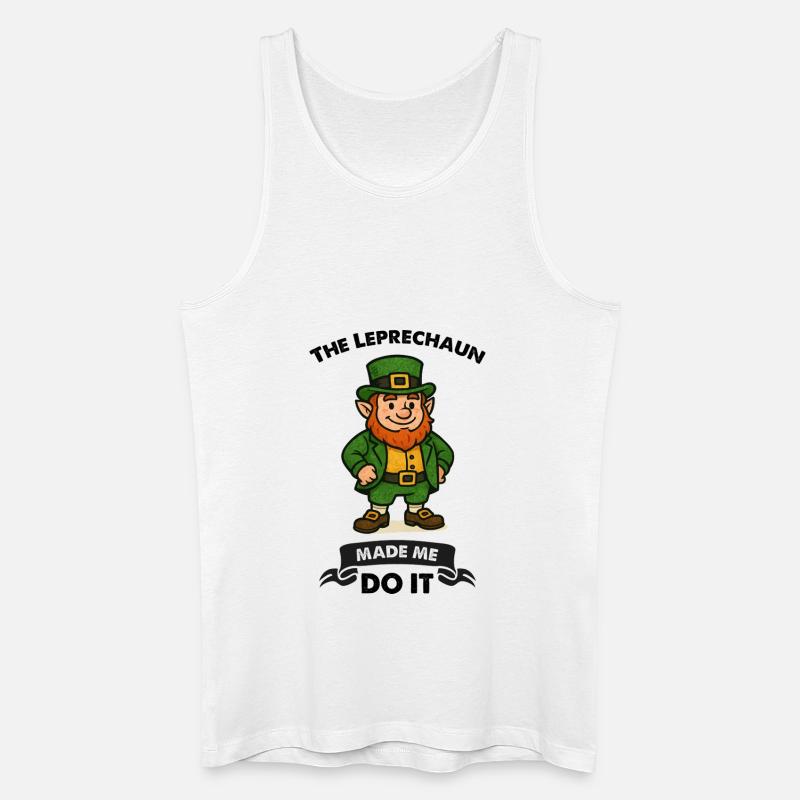 leprechaun - Männer Bio Tank Top - Weiß