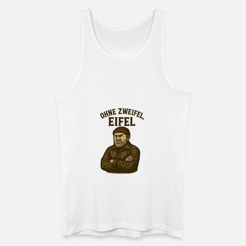Eifel - Männer Bio Tank Top - Weiß