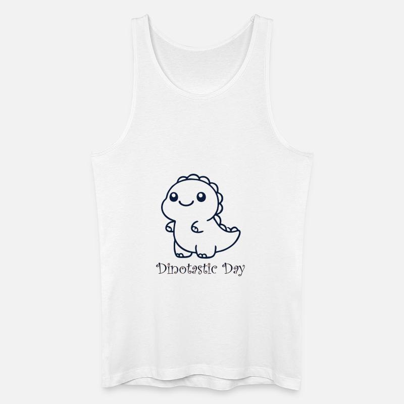 Dinotastic - Männer Bio Tank Top - Weiß
