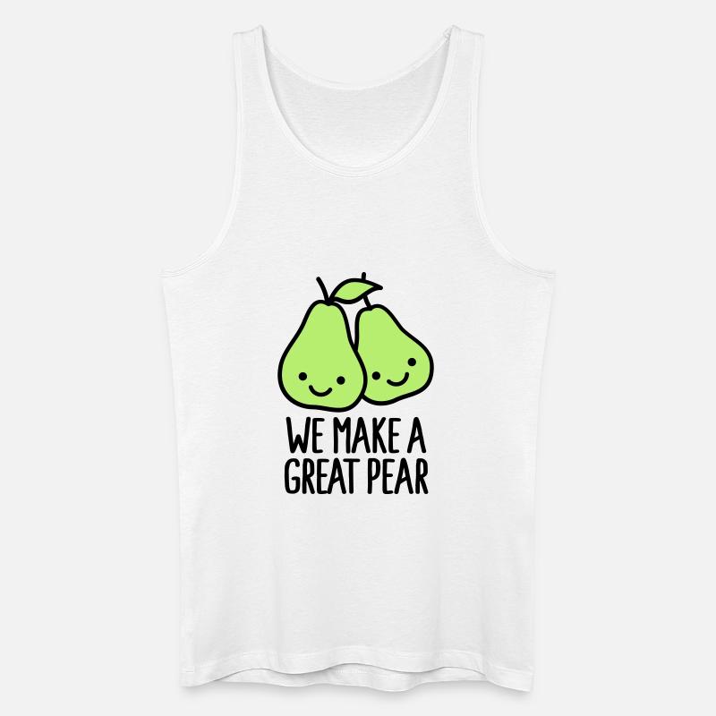 We make a great pear - Débardeur bio Homme - blanc