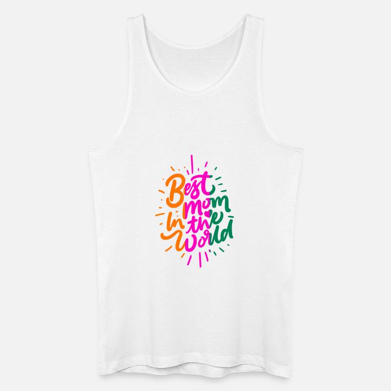 Beste Mutter der Welt - Männer Bio Tank Top - Weiß