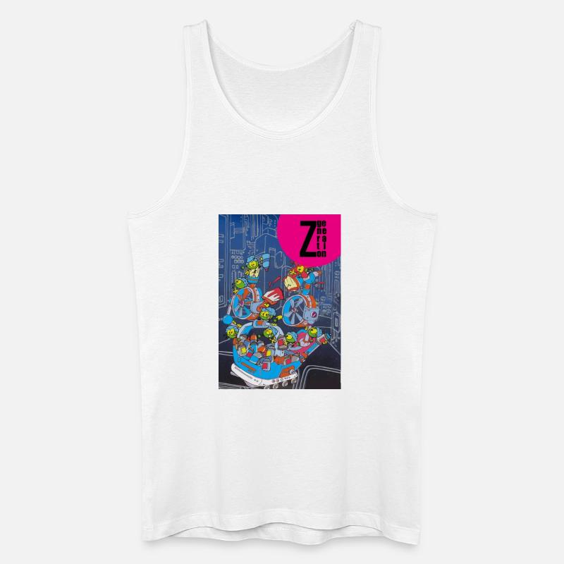 Zgeneration 3 - Männer Bio Tank Top - Weiß