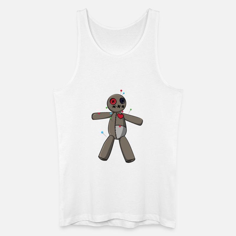 Phasmophobia Voodoo Puppe - Männer Bio Tank Top - Weiß