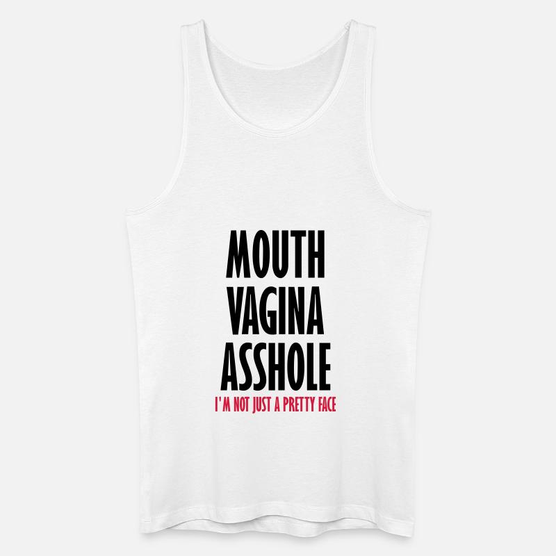Hübsches Gesicht - Männer Bio Tank Top - Weiß