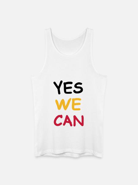 yes we can - Men’s Organic Tank Top - white