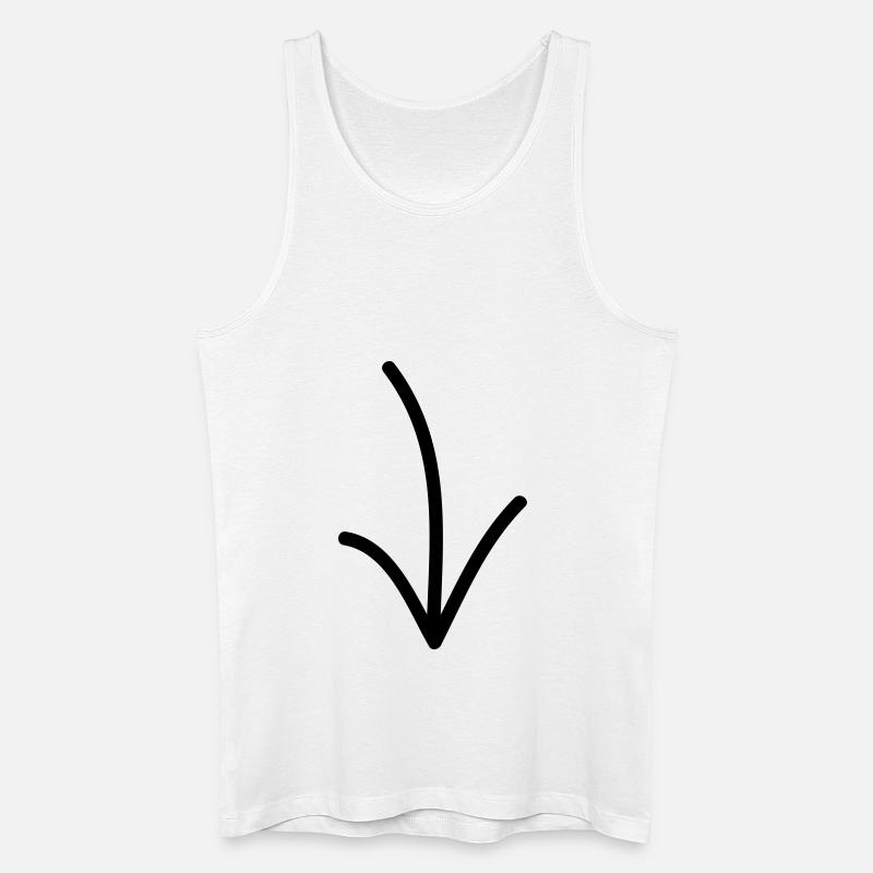 Das Kind bin ich! - Männer Bio Tank Top - Weiß
