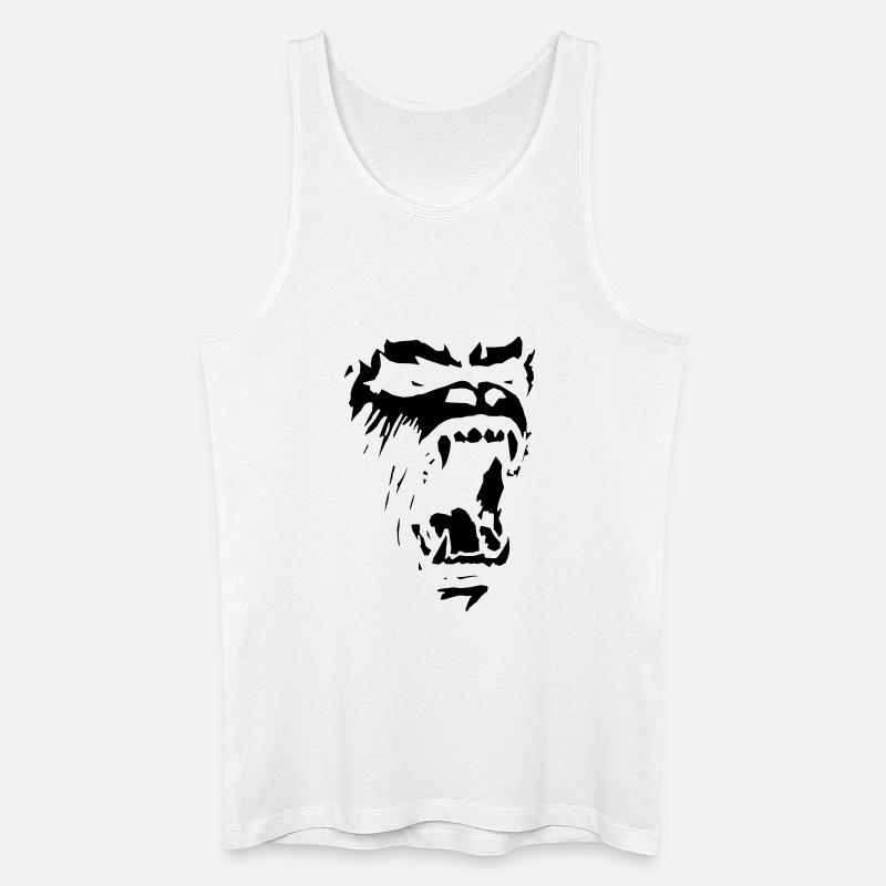Gorilla - Débardeur bio Homme - blanc