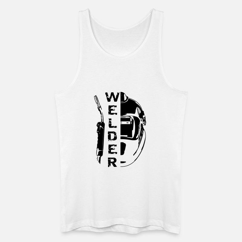 Welding Welder - Männer Bio Tank Top - Weiß