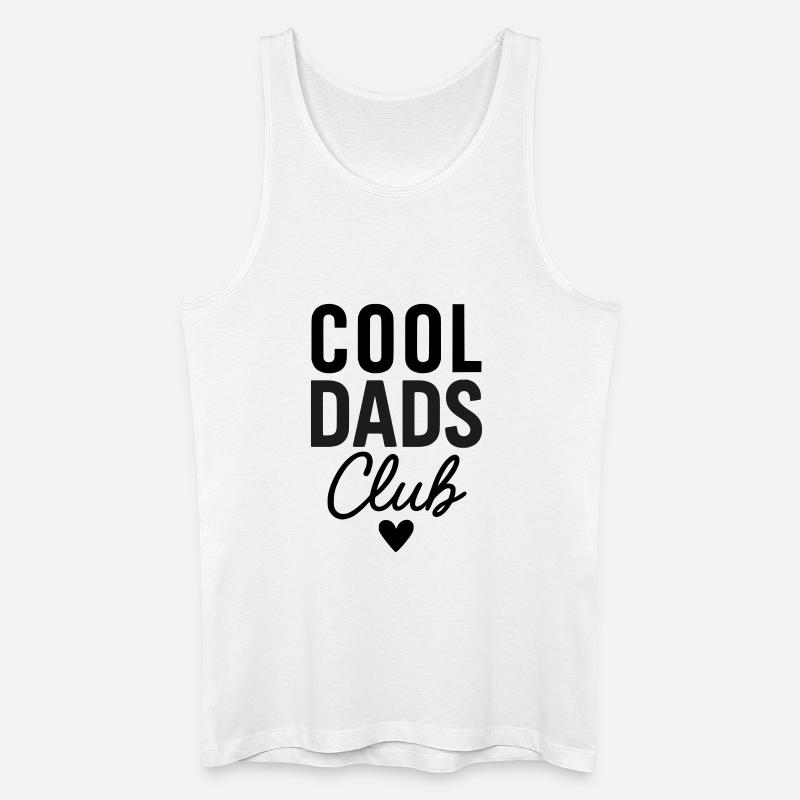 Cool Dads Club - Männer Bio Tank Top - Weiß
