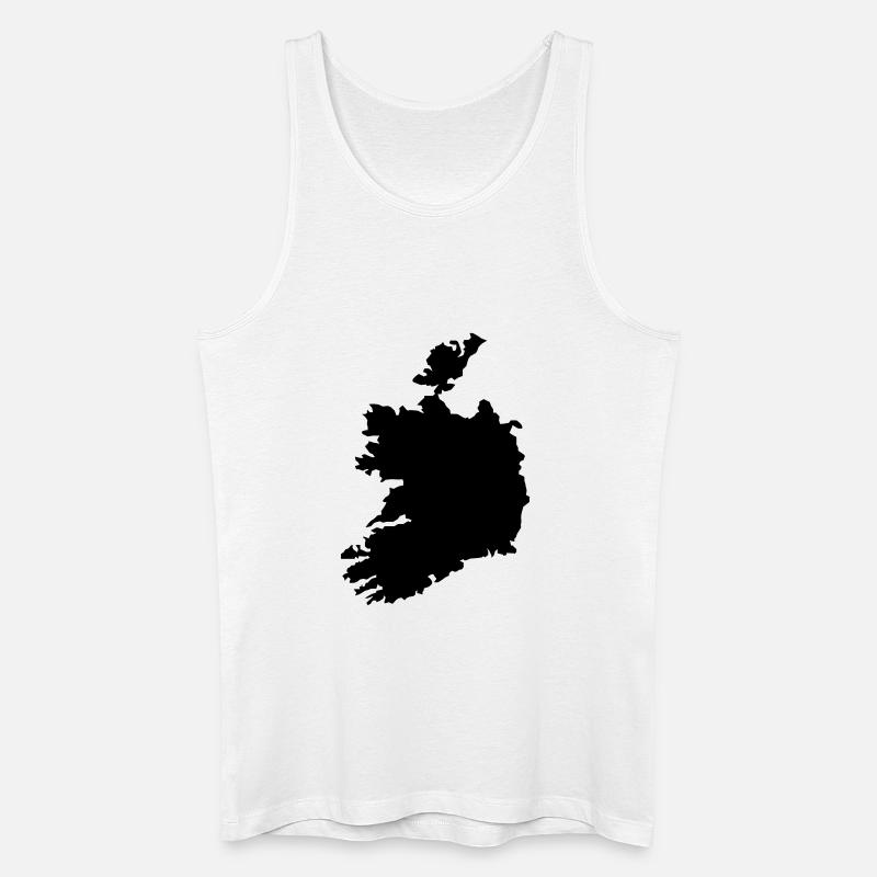 Irland - Männer Bio Tank Top - Weiß