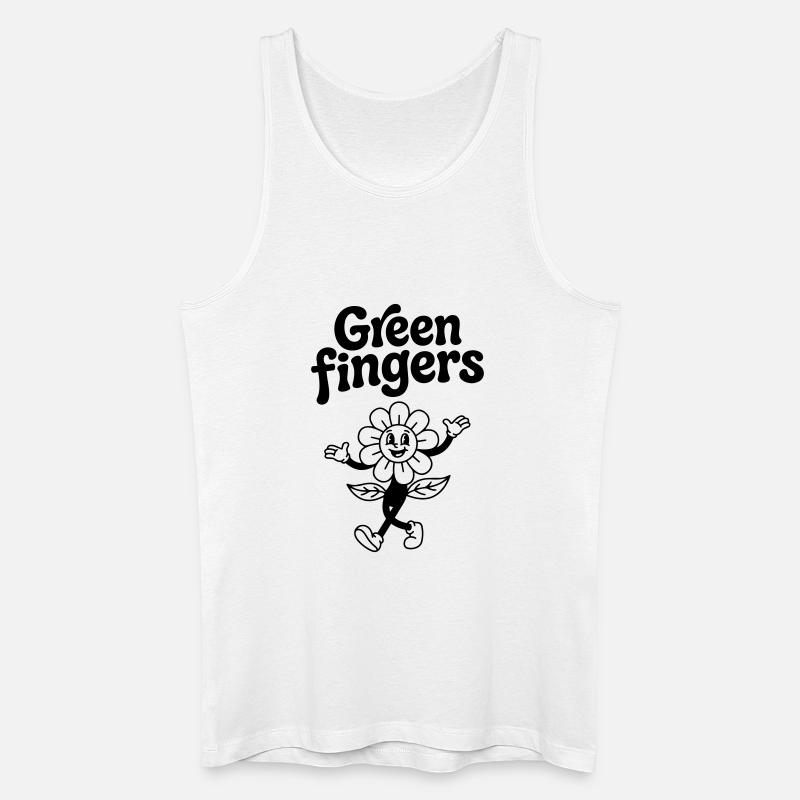 Gartenarbeit - Männer Bio Tank Top - Weiß