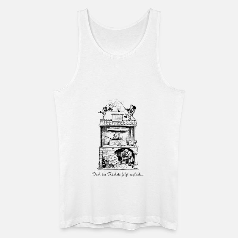 Max und Moritz 1 - Männer Bio Tank Top - Weiß
