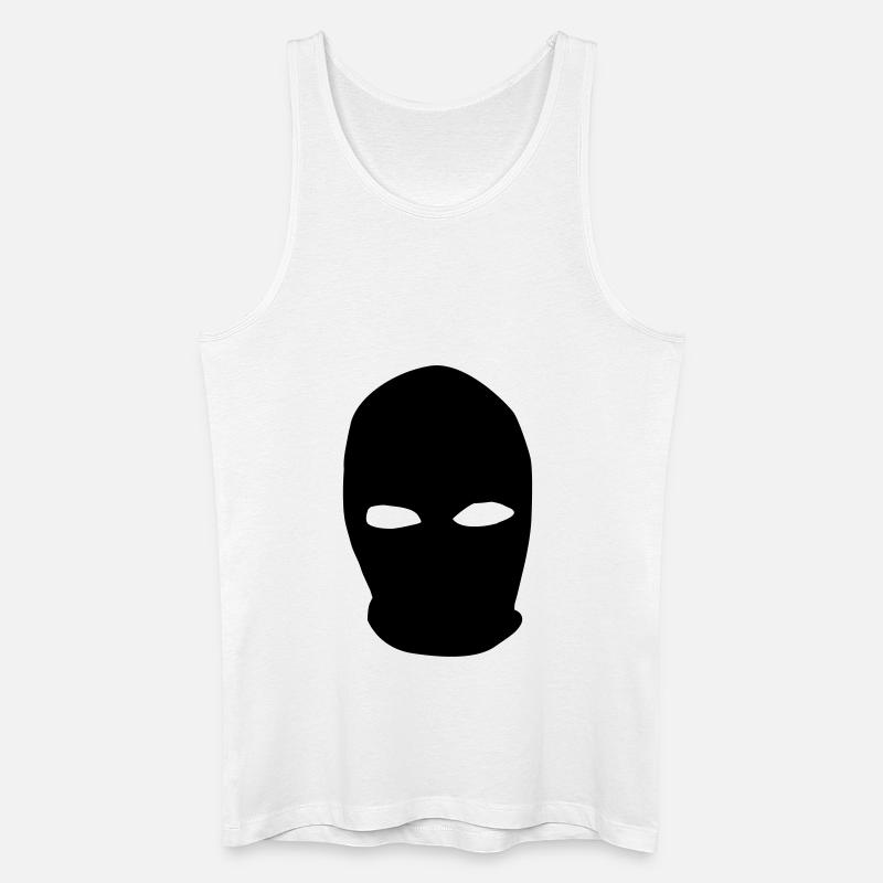 Sturmhaube - Männer Bio Tank Top - Weiß