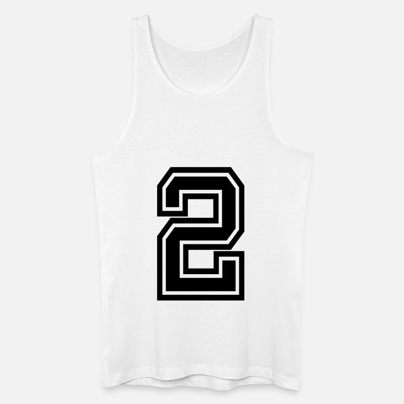 2 - Männer Bio Tank Top - Weiß