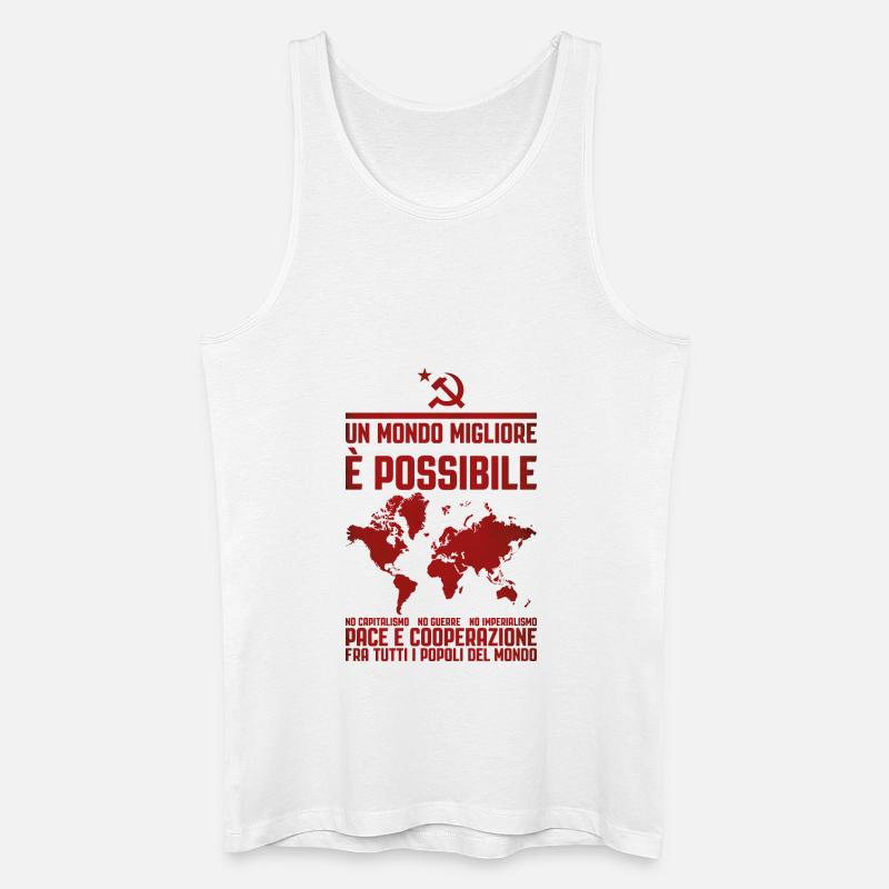 Eine bessere Welt 2 - Männer Bio Tank Top - Weiß
