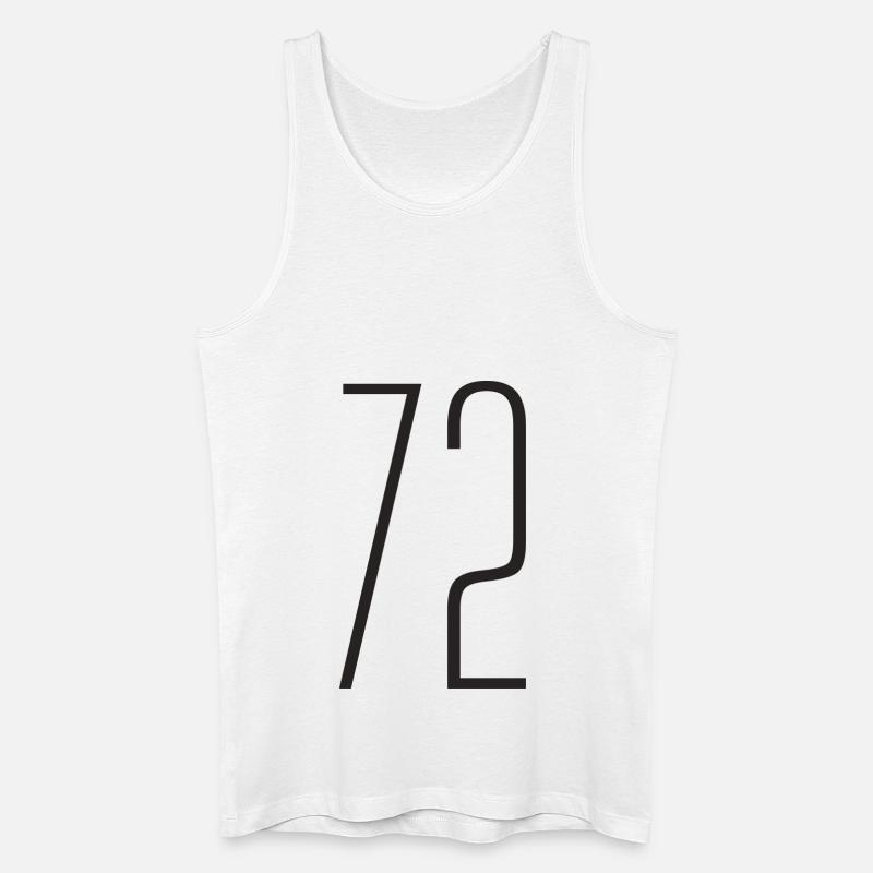 72 - Männer Bio Tank Top - Weiß
