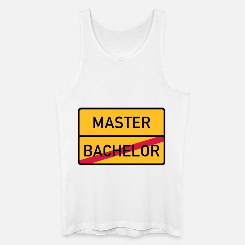 master - Männer Bio Tank Top - Weiß