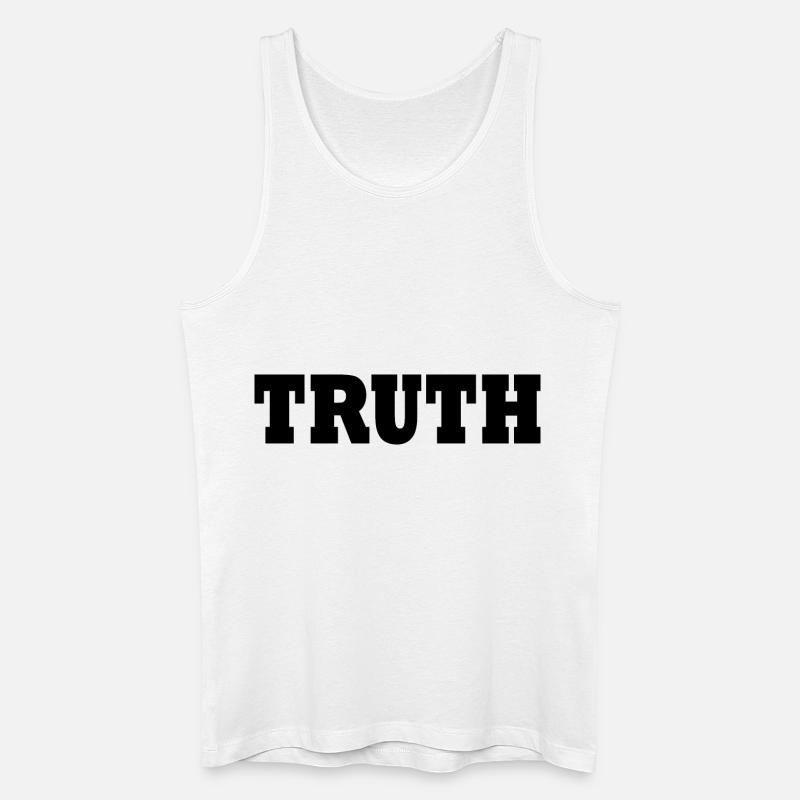 Truth - Männer Bio Tank Top - Weiß