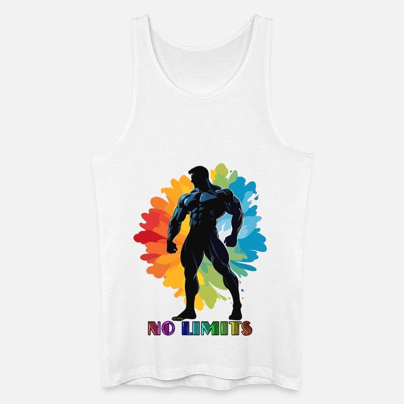 No Limits - Männer Bio Tank Top - Weiß