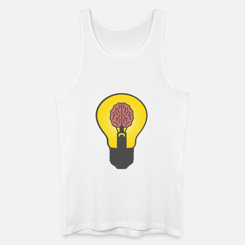 GENIE - Männer Bio Tank Top - Weiß