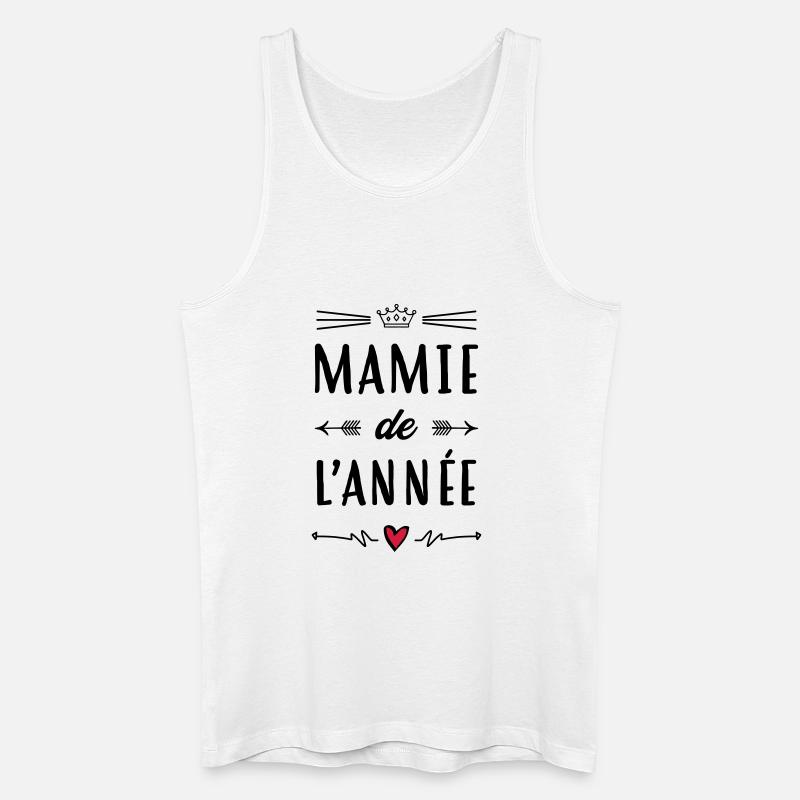 Großmütter / Oma / Mami / Großmutter / Mamy - Männer Bio Tank Top - Weiß