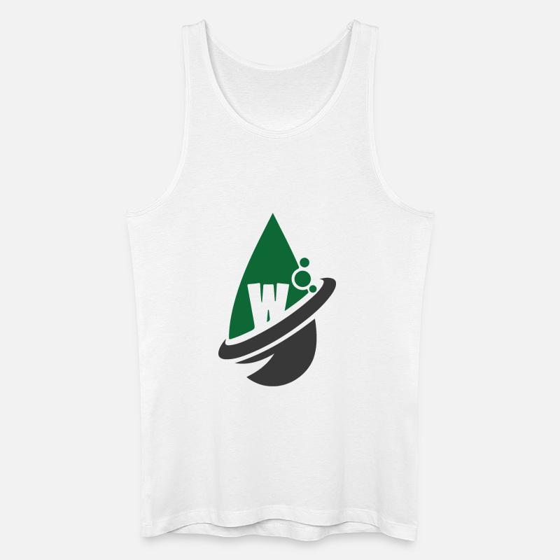 19Werner95 - Männer Bio Tank Top - Weiß