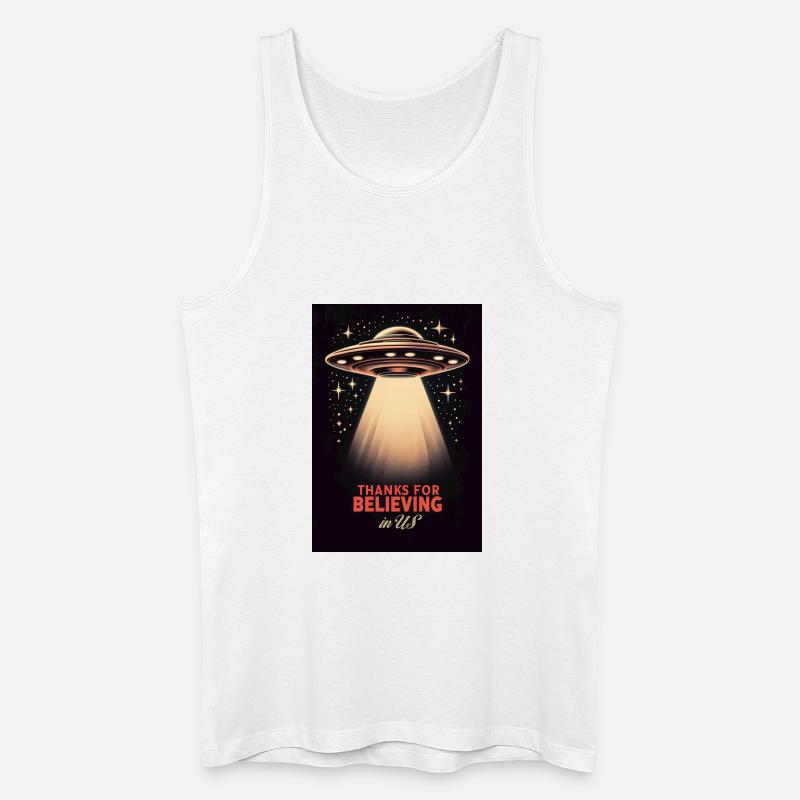 Thanks for believing - Männer Bio Tank Top - Weiß