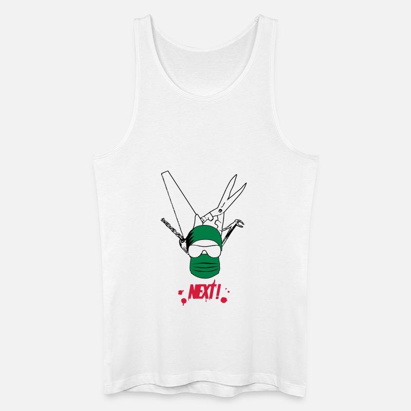 Chirurg - Männer Bio Tank Top - Weiß